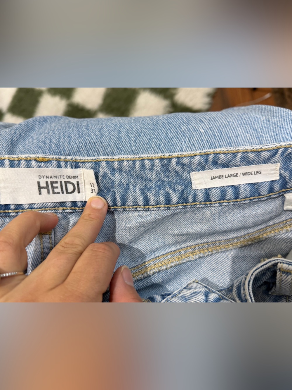 Dynamite Heidi High Rise Wide Leg Jeans - Picture 11 of 12